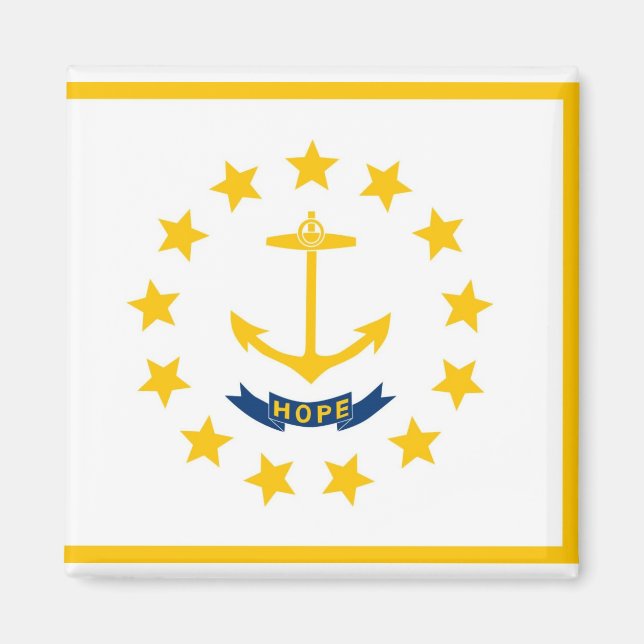 Íman Bandeira Rhode Island (Frente)