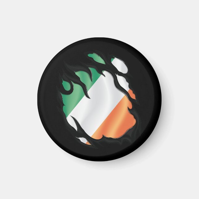 Íman Bandeira Ripada da Irlanda (Frente)