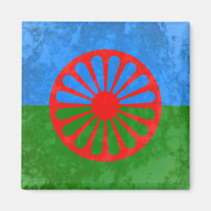 Íman bandeira romani