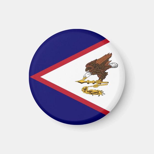 Íman bandeira Samoa Americana (Frente)