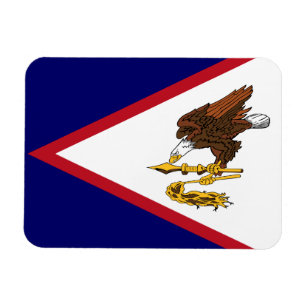 Íman Bandeira Samoa Americana Patriótica