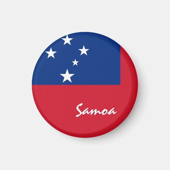 Íman Bandeira Samoa e Oceânia - viagem/adeptos desporti (Frente)
