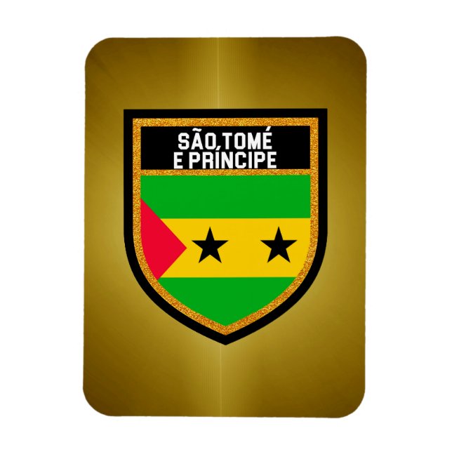 Íman Bandeira São Tomé e Príncipe (Vertical)