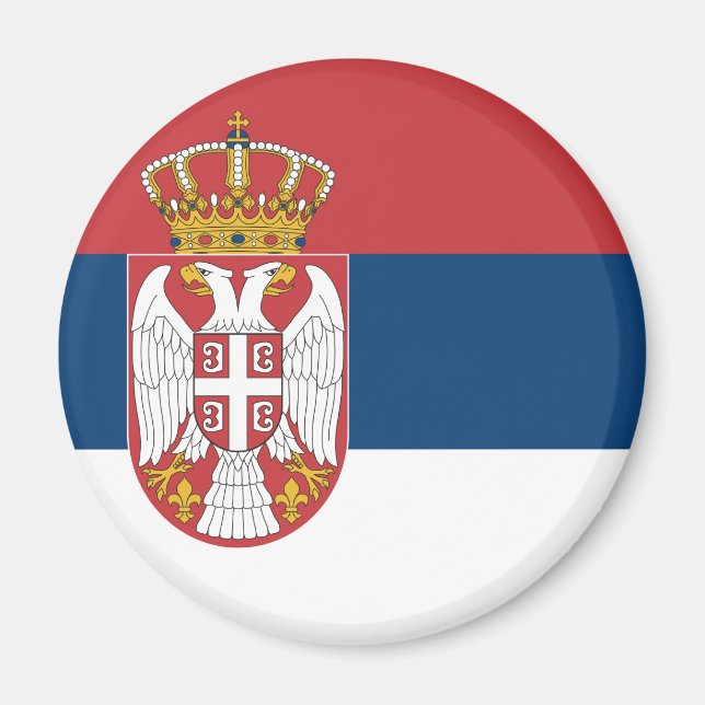 Íman Bandeira Sérvia (Frente)