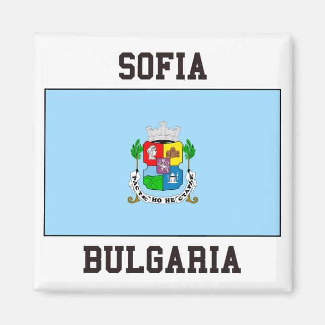 Íman Bandeira Sofia Bulgária (Frente)