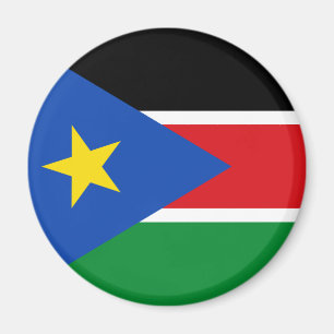 Íman bandeira sudanesa do sul
