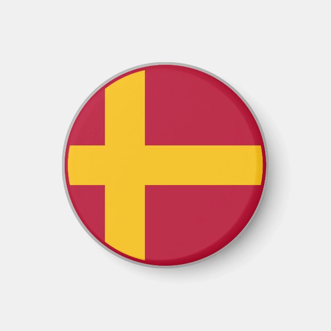 Íman Bandeira Sueco-Finlandesa (Frente)