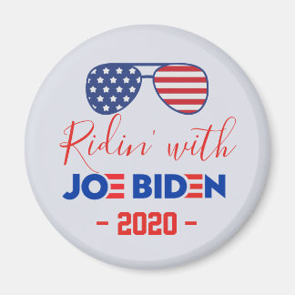 Íman Bandeira Sunglass Ridin' Com Biden Joe 2020