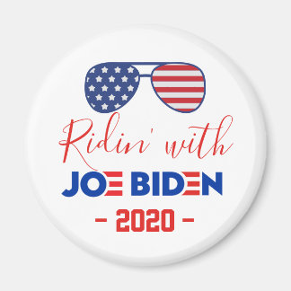 Íman Bandeira Sunglass Ridin' Com Biden Joe 2020