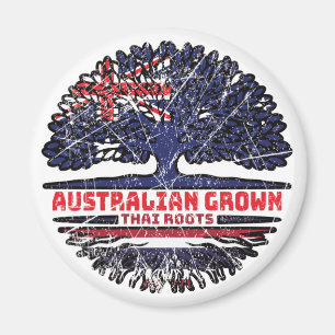Íman Bandeira Tailandesa Australiana Austrália Raízes d