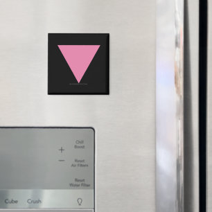 Íman bandeira triângulo rosa SlipperyJoe's símbolo rosa