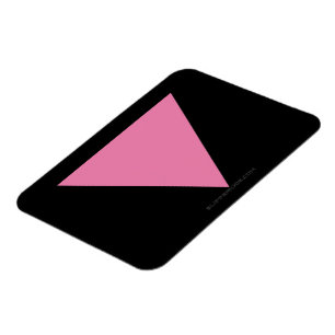 Íman bandeira triângulo rosa SlipperyJoe's símbolo rosa