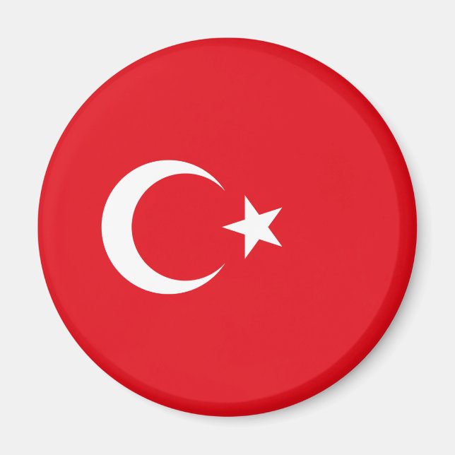 Íman Bandeira Turca (Turquia) (Frente)