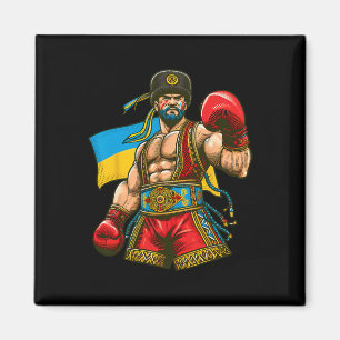 Íman Bandeira Ucraniana Boxer Ucrânia