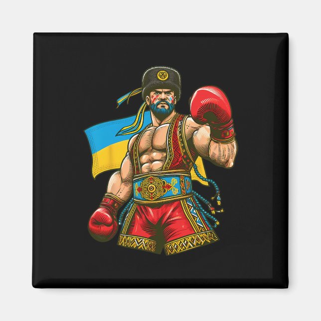 Íman Bandeira Ucraniana Boxer Ucrânia (Frente)