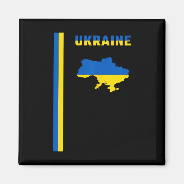 Íman Bandeira ucraniana vertical  (Frente)