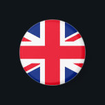 Íman Bandeira Union Jack do Reino Unido<br><div class="desc">Bandeira Union Jack do Reino Unido</div>