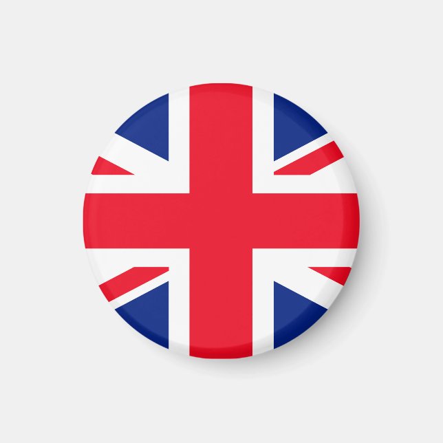 Íman Bandeira Union Jack do Reino Unido (Frente)