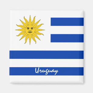 Íman Bandeira uruguaia e fãs de férias/esportes