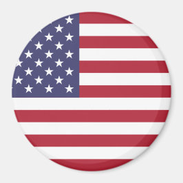 Íman Bandeira vermelha e azul dos EUA