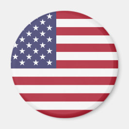 Íman Bandeira vermelha e azul dos EUA