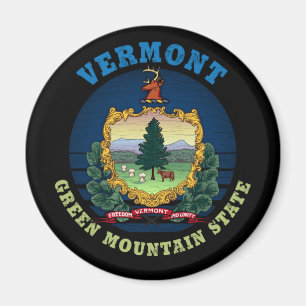 ÍMAN BANDEIRA VERMONT GREEN MONTAIN