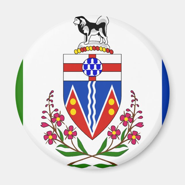 Íman bandeira Yukon (Frente)