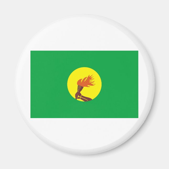 Íman Bandeira Zaire-Congo (Frente)