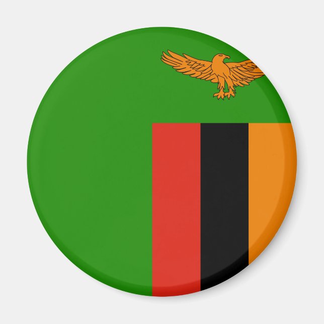 Íman Bandeira Zâmbia (Frente)