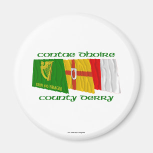 Íman Bandeiras de Derry do condado