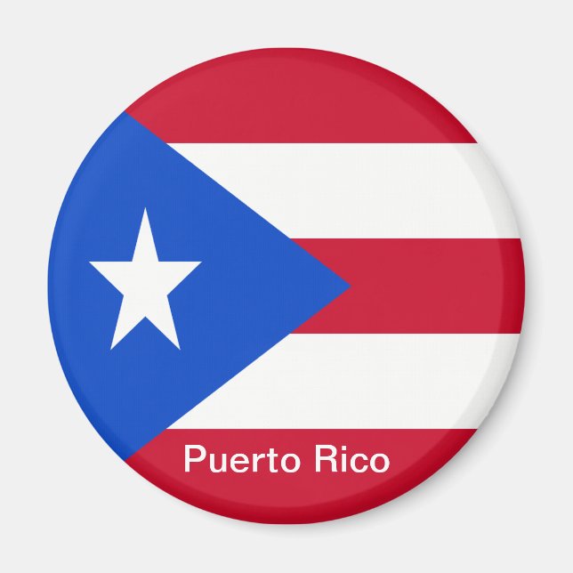 Íman Bandeiras de Porto Rico (Frente)