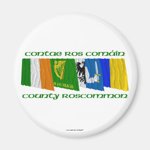 Íman Bandeiras de Roscommon do condado