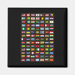 Íman Bandeiras Dos Países Do Mundo Internacional