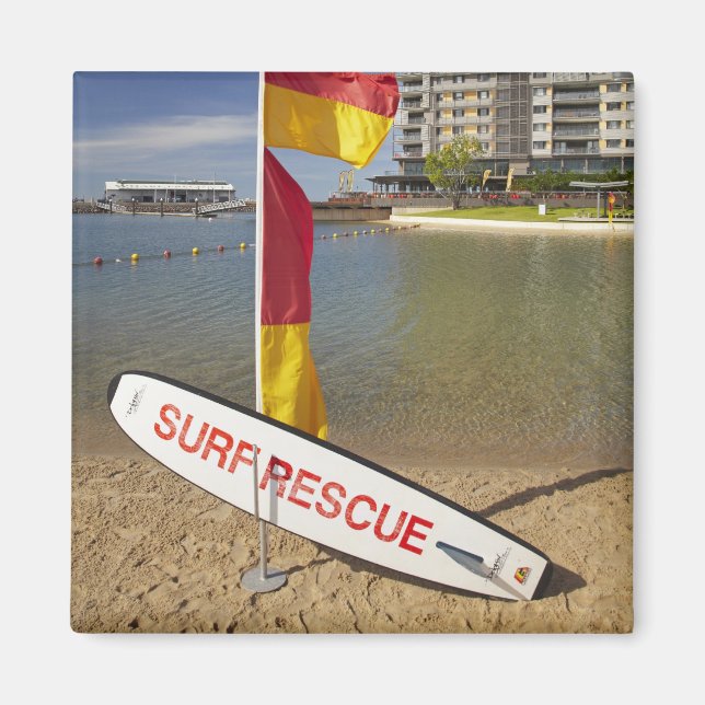 Íman Bandeiras e pranchas de resgate de surf (Frente)