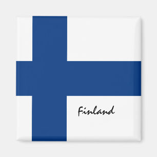 Íman Bandeiras finlandesas e fãs de viagem/esportes