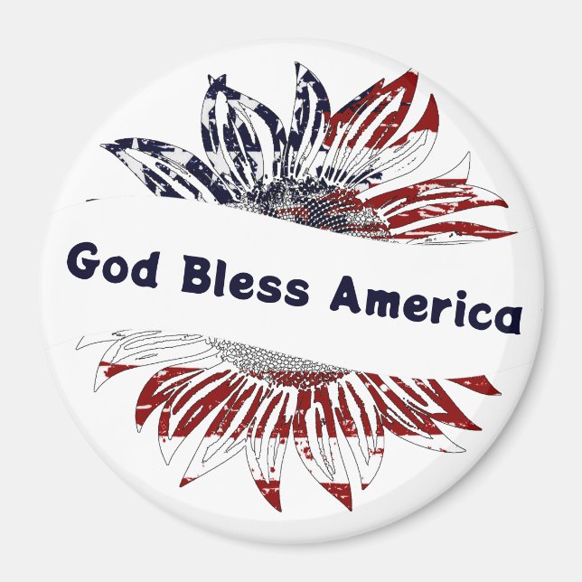 Íman Bandeja de girassol com texto personalizado (Frente)