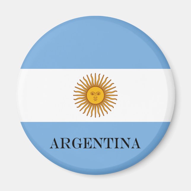 Íman Bandera de bandeira da Argentina (Frente)