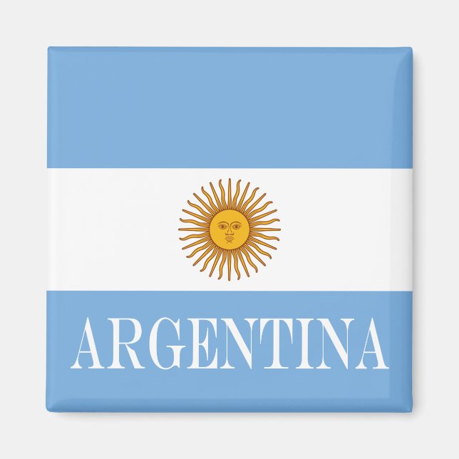 Íman Bandera de bandeira da Argentina (Frente)