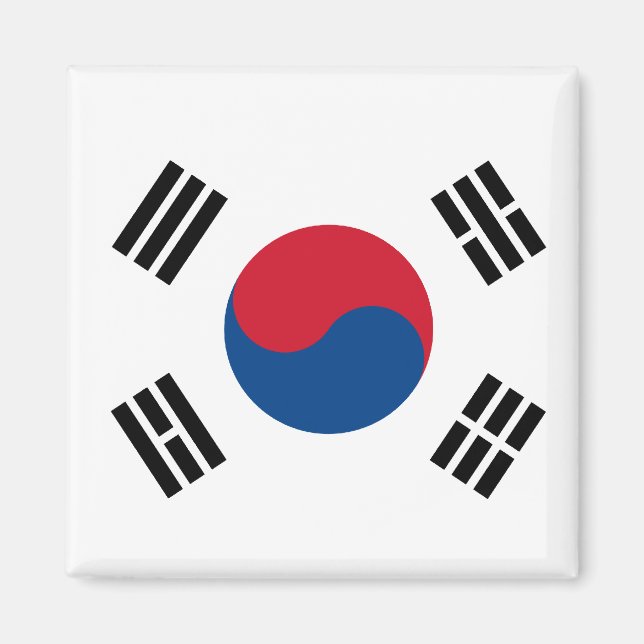 Íman Bandera de Corea del Sur (Frente)