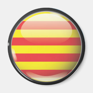 Íman Bandera y escudo de Cataluña