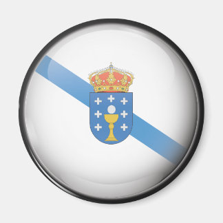 Íman Bandera y escudo de Galicia