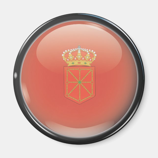 Íman Bandera y escudo de Navarra (Frente)