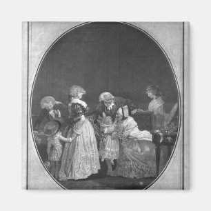 Íman Bando de flores ou comemorando a avó