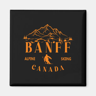 Íman Banff Canadá Esqui Alpino Estância de Esqui Montan