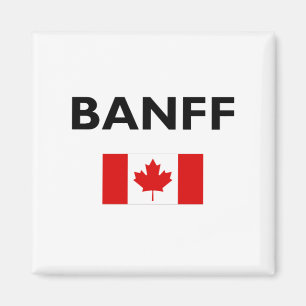Íman Banff Canada Flag Light-Color