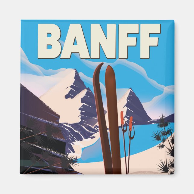 Íman Banff National Park, em Alberta, Canadá. (Frente)