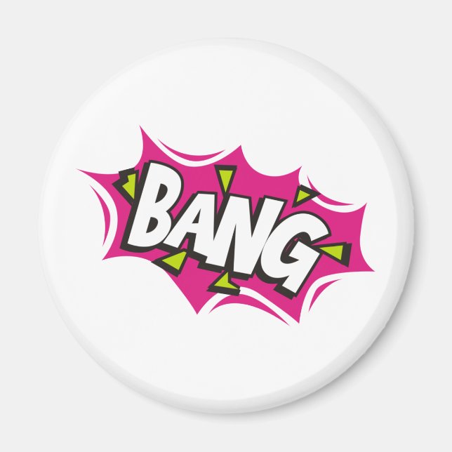Íman Bang Cartoon Pow Z (Frente)