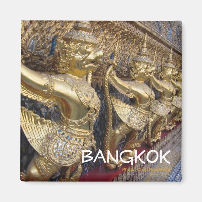 Íman Bangkok Tailândia Viagem Souvenir Magnet (Frente)