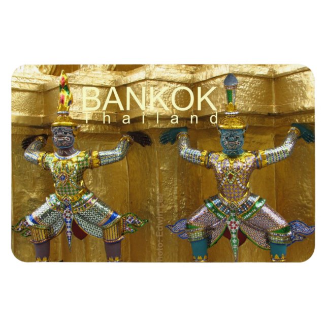 Íman Bangkok Tailândia Viagem Souvenir Magnet (Horizontal)