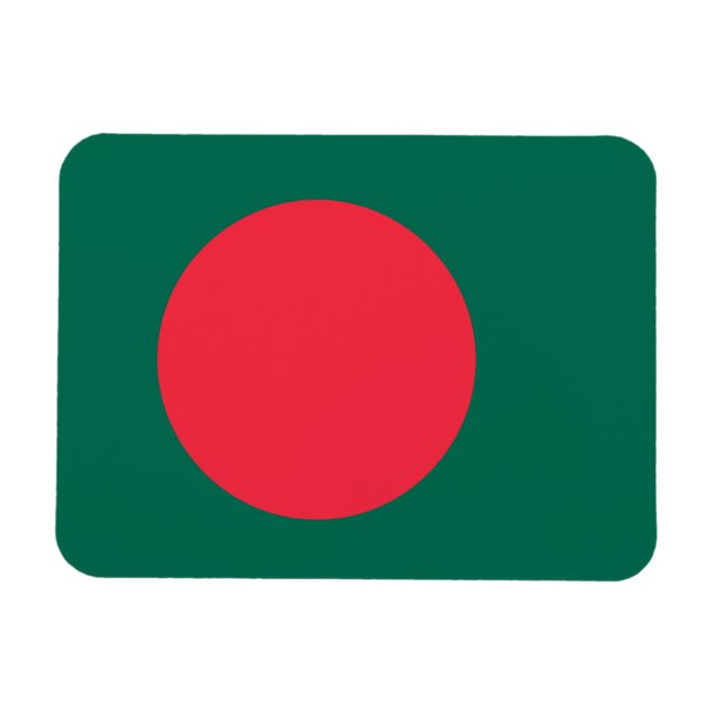 Íman Bangladesh Flag Premium Magnet (Horizontal)